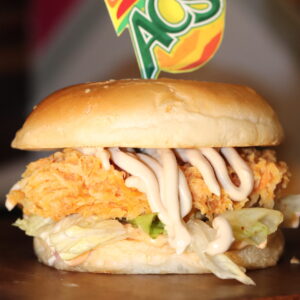 Chicken Burger Strips Meal
