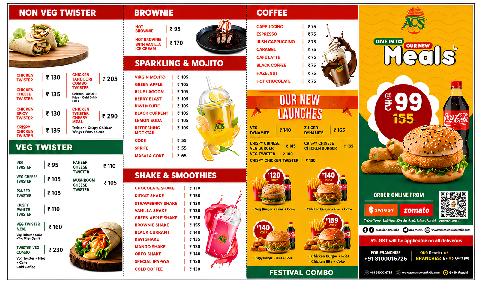 acs menu